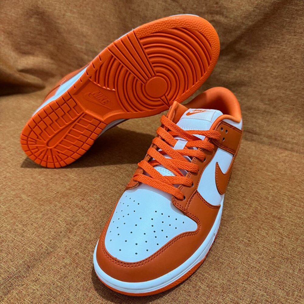 Nike Dunk Low Retro Sp Syracuse 2020 White Orange Leather - Picture 4 of 6